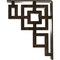 Ekena Millwork Eris Wrought Iron Bracket, (Triple center brace), Antiqued Pale Gold 2"W x 7 1/2"D x 10"H BKTM02X07X10TERAPG - alternate 2